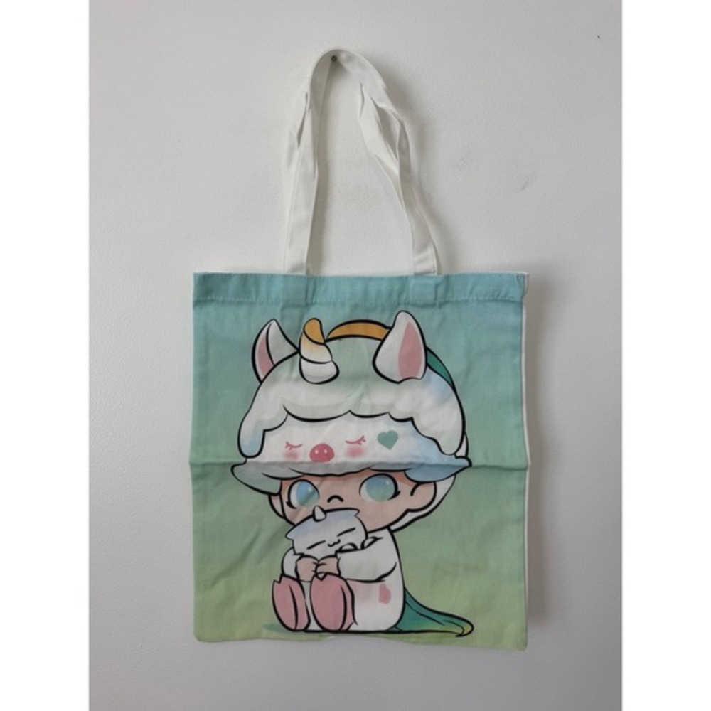 DIMOO "Illusionary Unicorn" Inspired Canvas Tote – NWOT